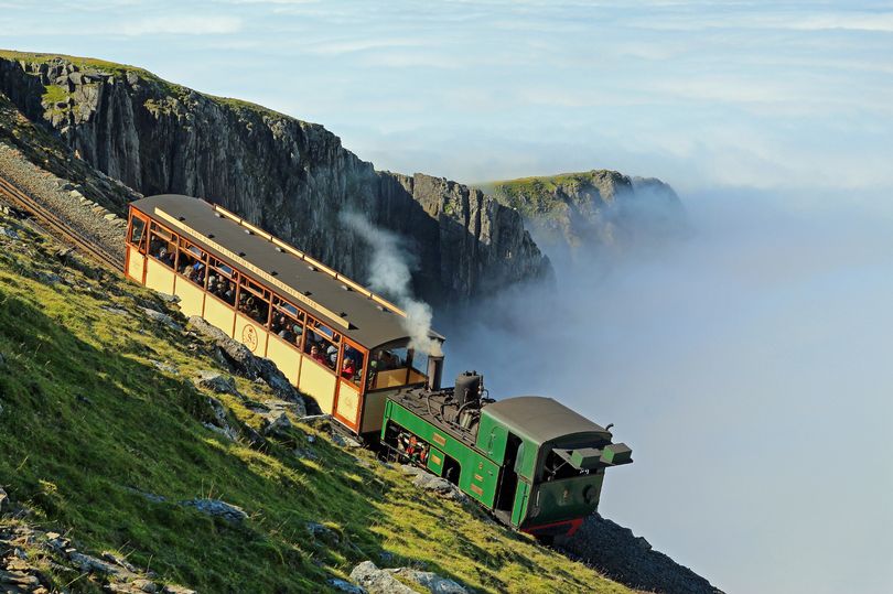 Snowdon Mountain Railway steam service - enlarge